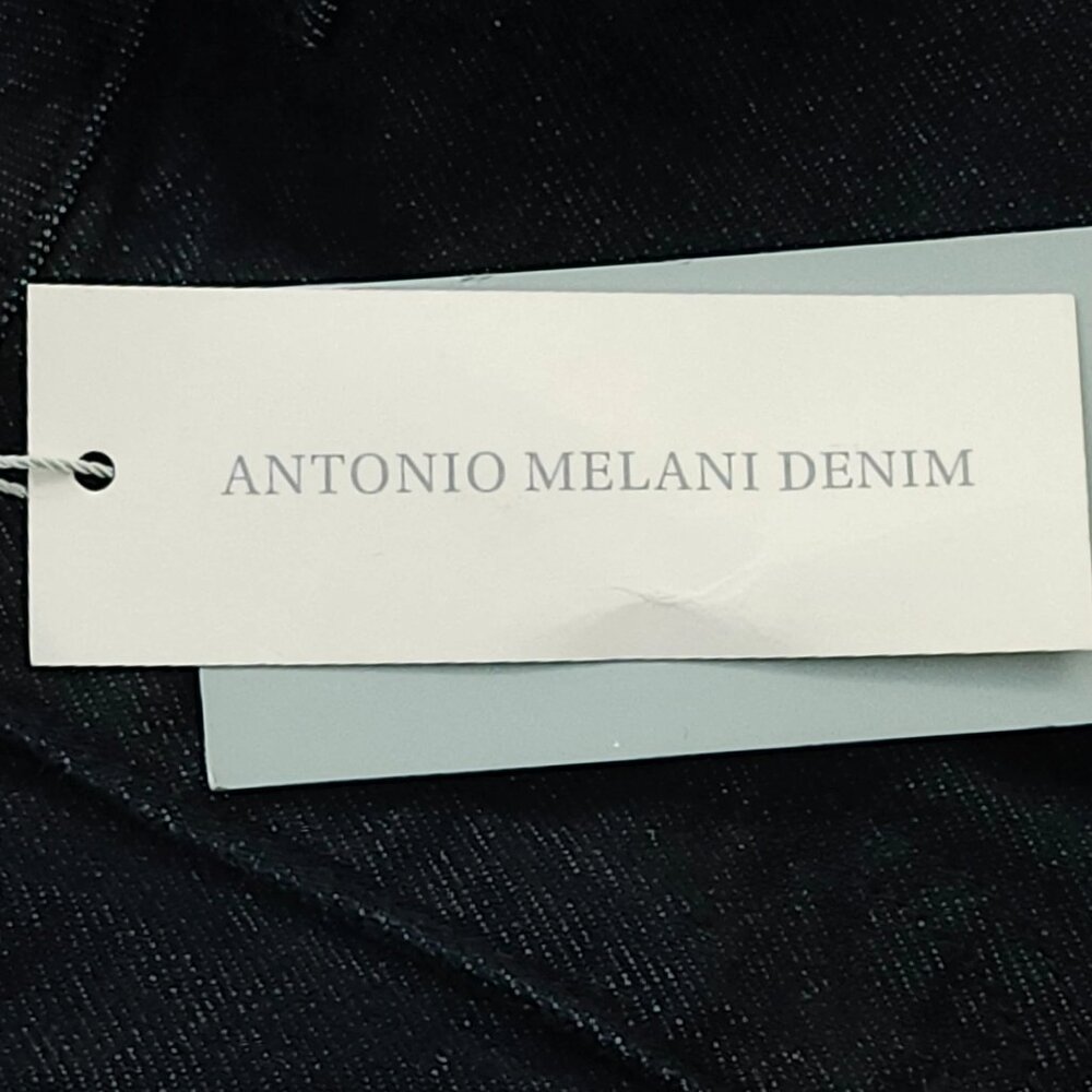 Antonio Melani High Rise Straight Leg Jeans Dark Wash Core Denim Size 32 NWT - Picture 4 of 8